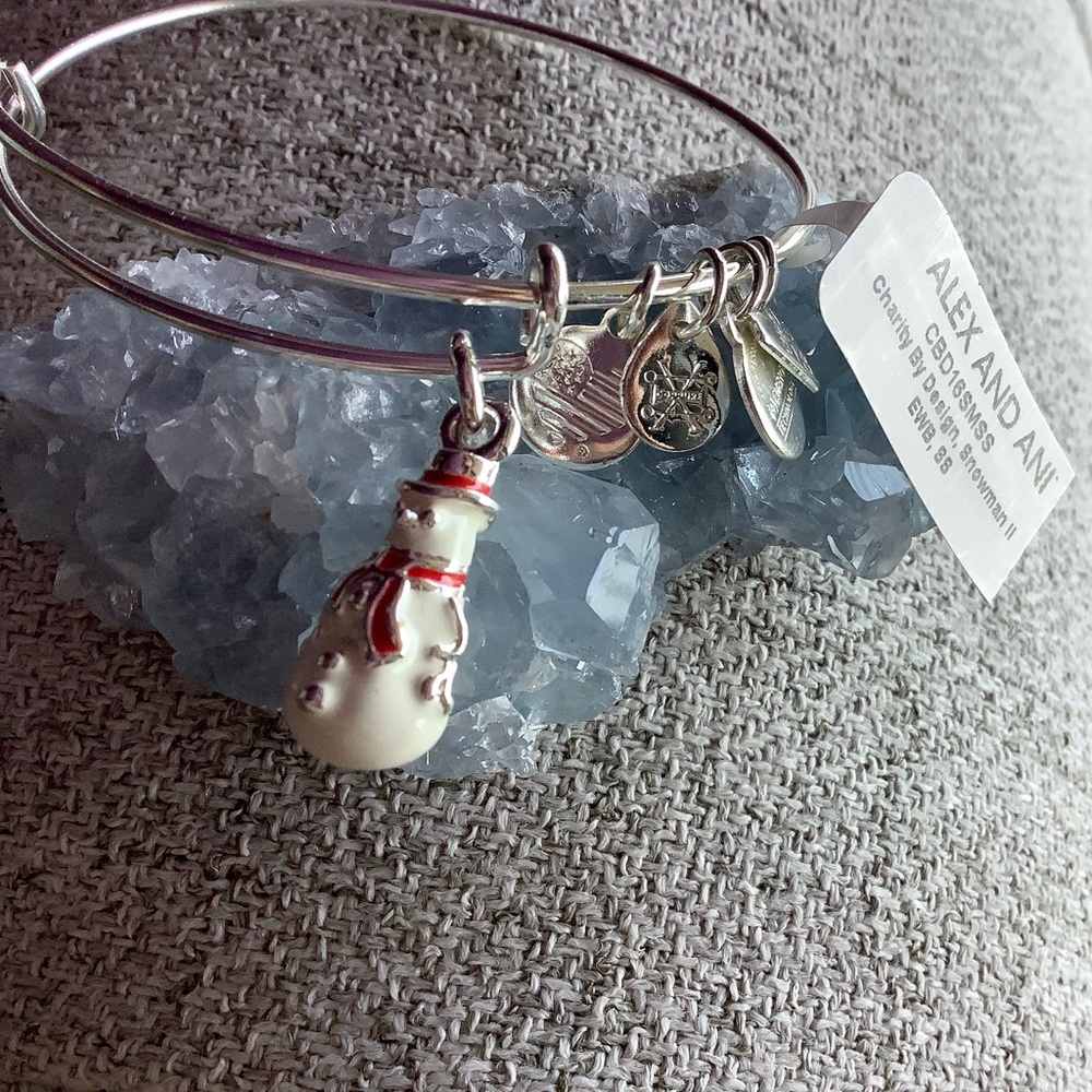 Alex and Ani Bracelet Adjustable Snowman